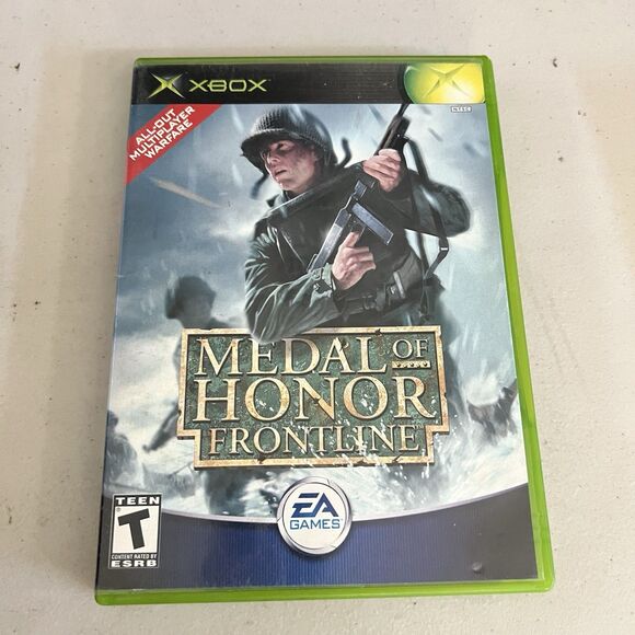 Medal Of Honor FRONTLINE Microsoft Original Xbox 2002 Complete w Manual Nice! - Picture 1 of 5